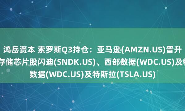 鸿岳资本 索罗斯Q3持仓：亚马逊(AMZN.US)晋升第一重仓股 清仓存储芯片股闪迪(SNDK.US)、西部数据(WDC.US)及特斯拉(TSLA.US)